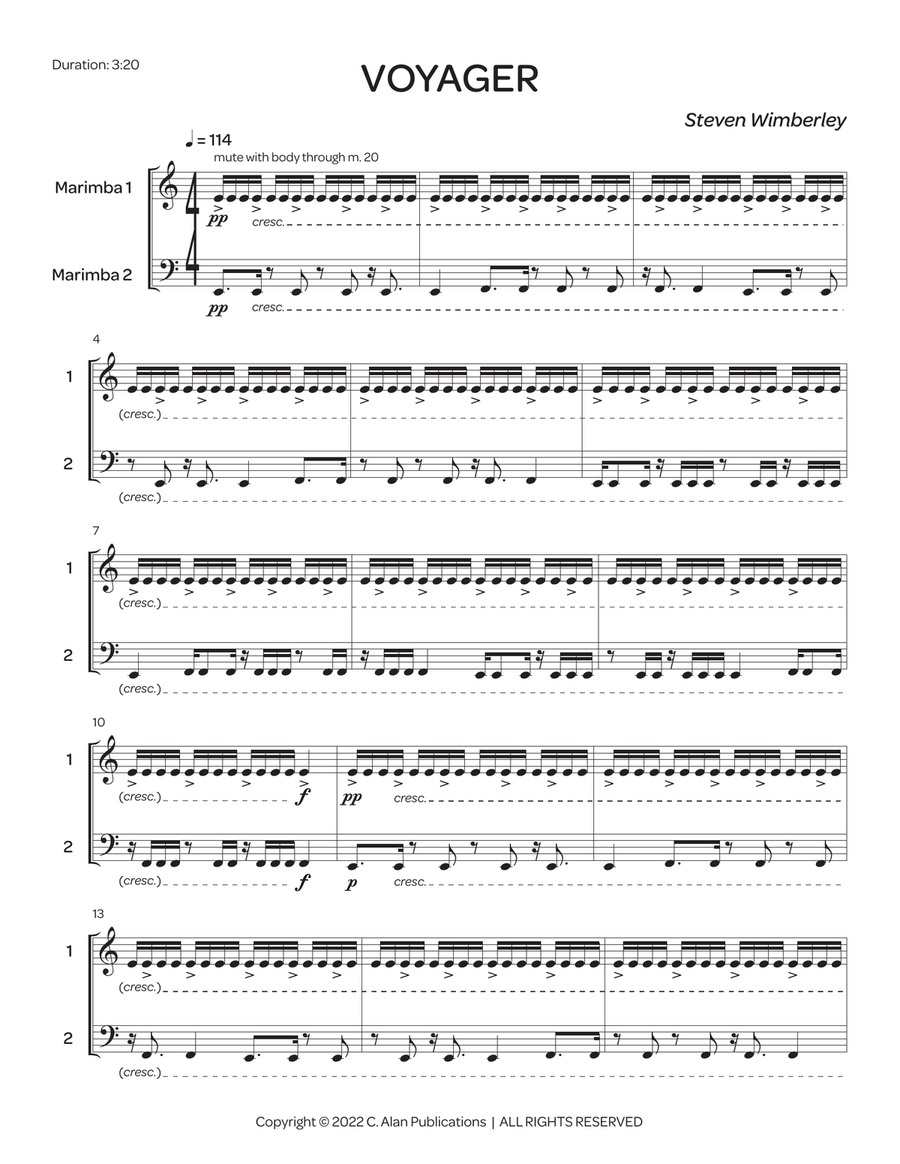 Voyager Voyager Marimba scores gallery preview page 2