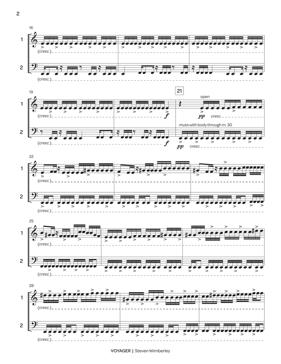 Voyager Voyager Marimba scores gallery preview page 3
