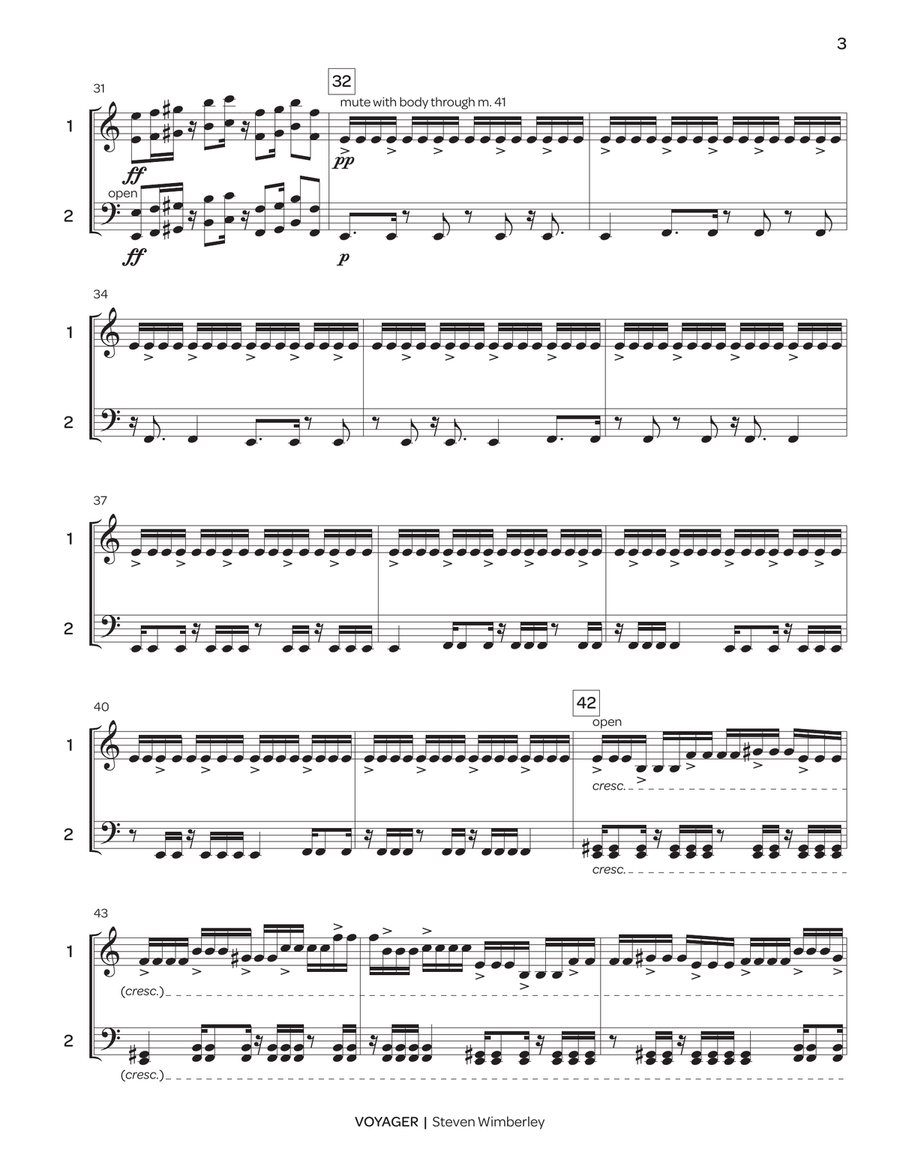Voyager Voyager Marimba scores gallery preview page 4