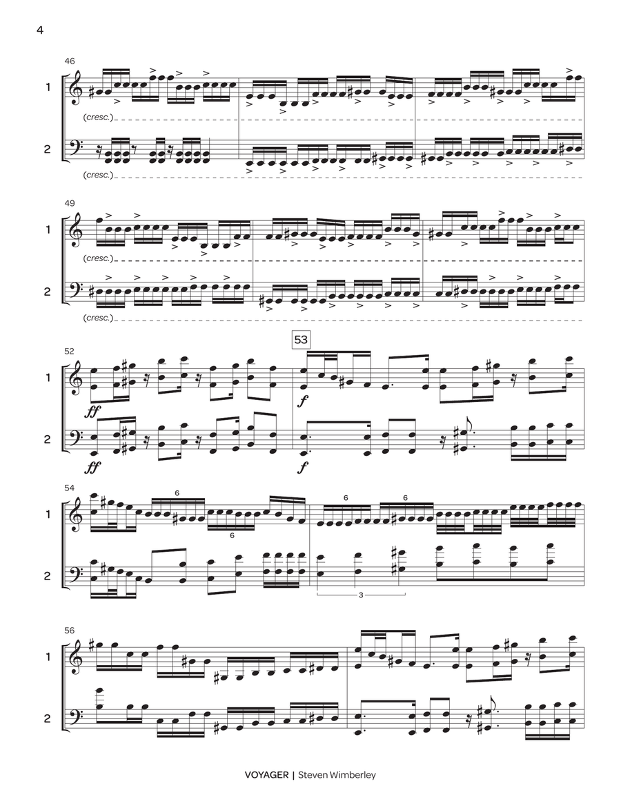 Voyager Voyager Marimba scores gallery preview page 5