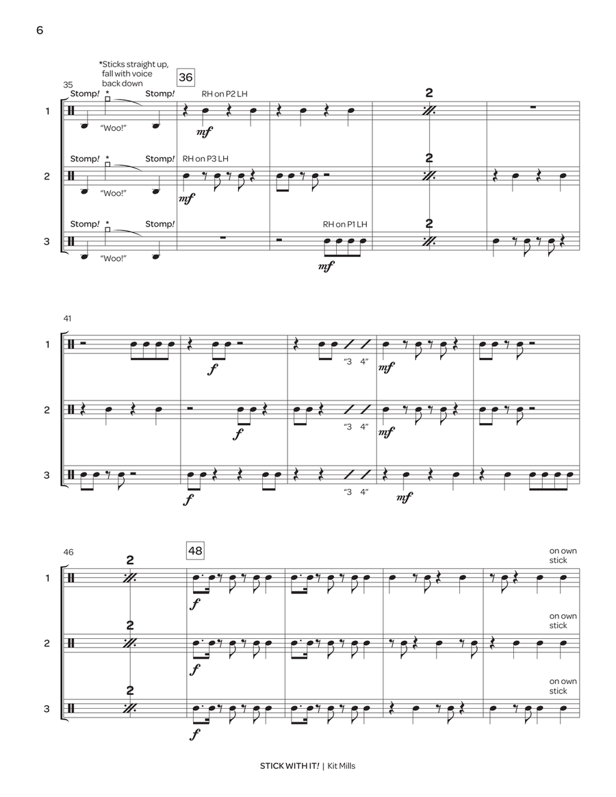 Stick With It! Stick With It! Percussion Ensemble scores gallery preview page 5