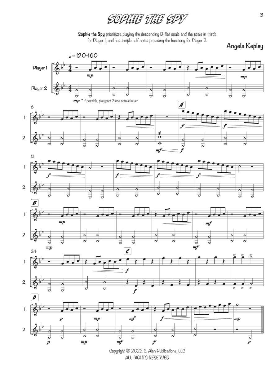 Dynamic Duos for Mallets Dynamic Duos for Mallets Percussion scores gallery preview page 3