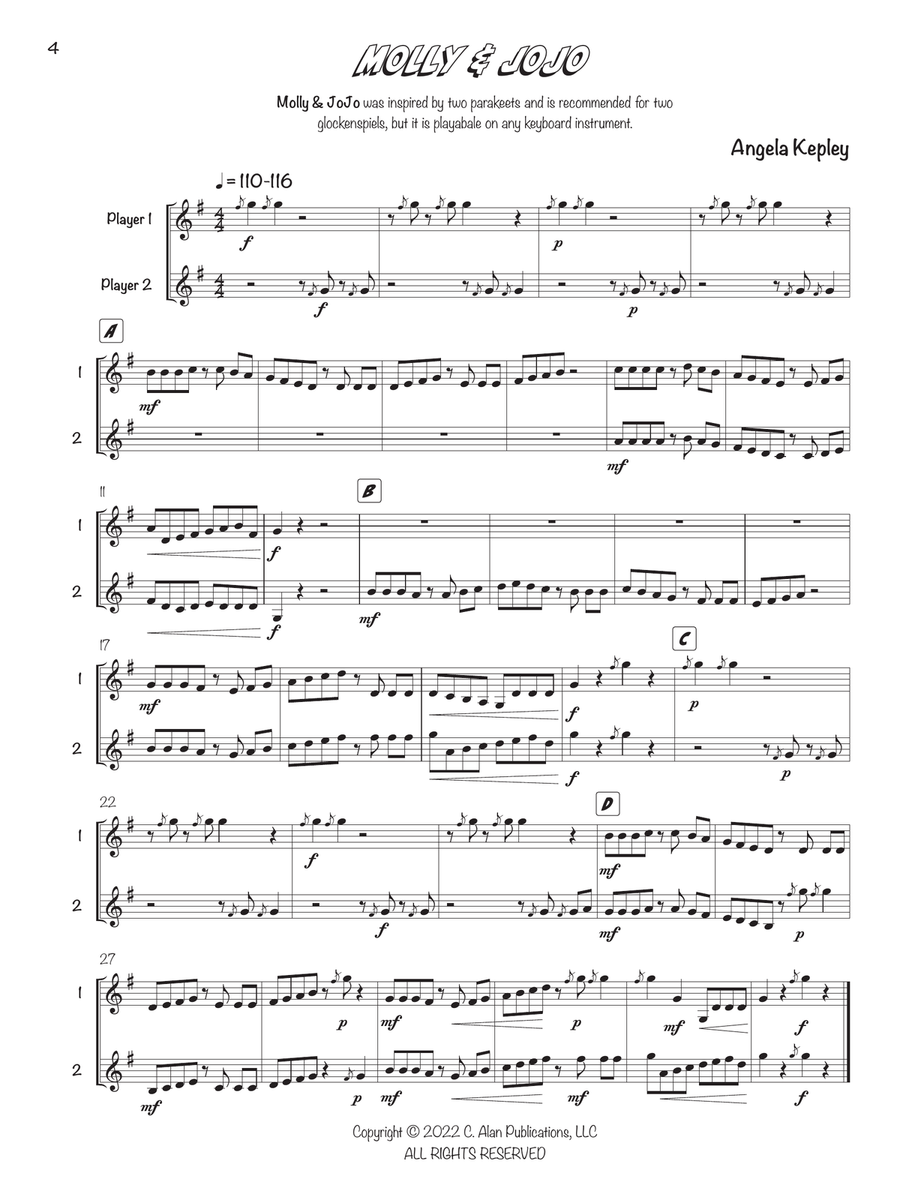 Dynamic Duos for Mallets Dynamic Duos for Mallets Percussion scores gallery preview page 4
