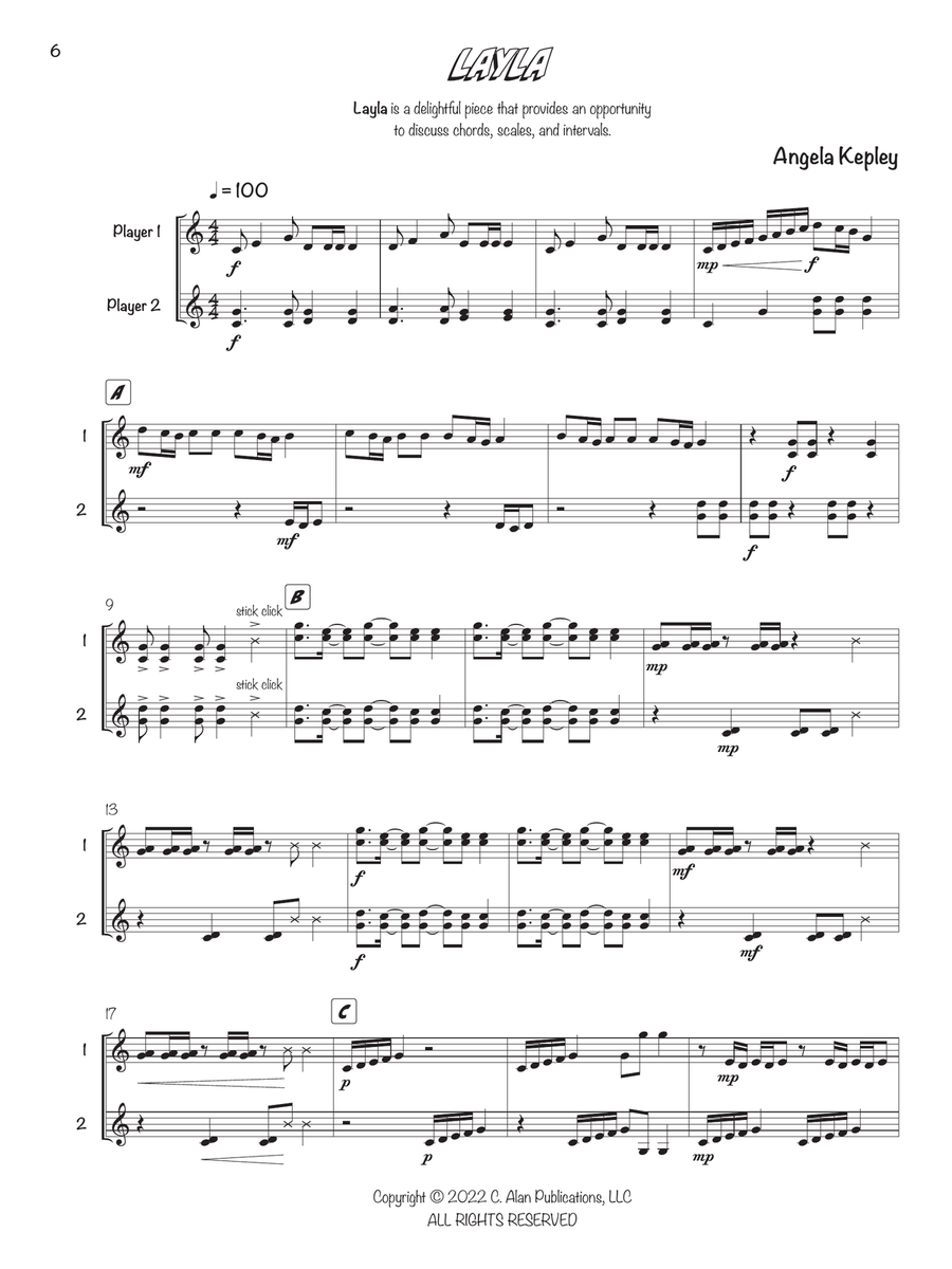 Dynamic Duos for Mallets Dynamic Duos for Mallets Percussion scores gallery preview page 6