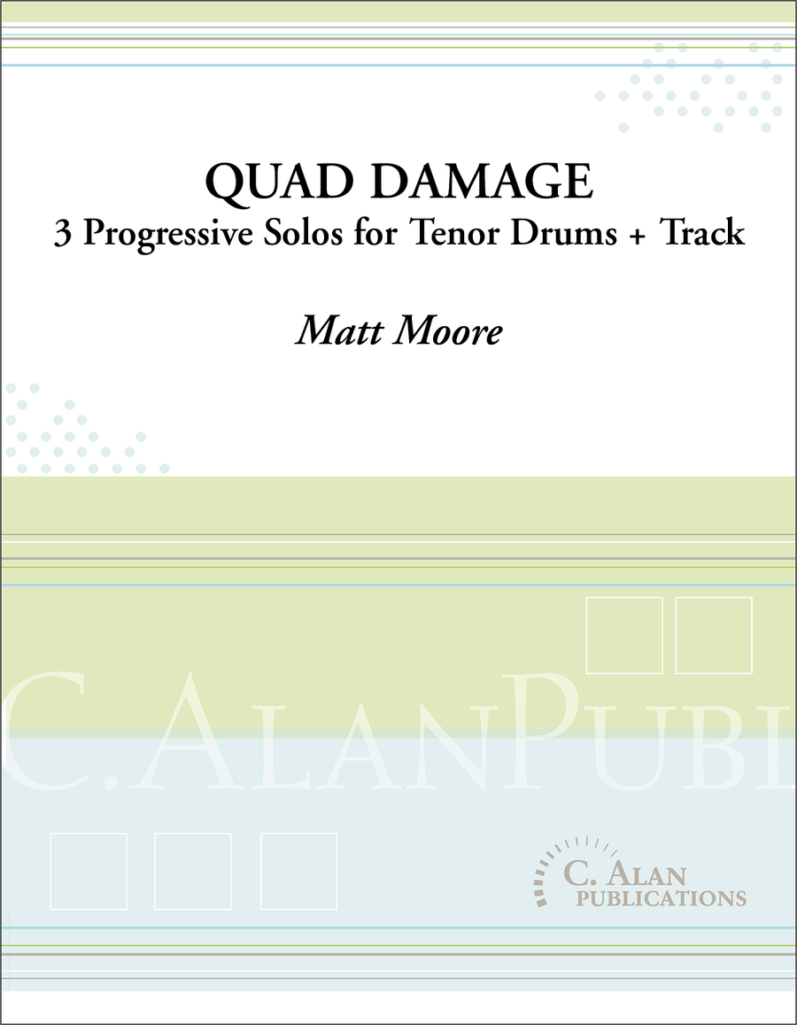 Quad Damage Percussion scores gallery preview page 1