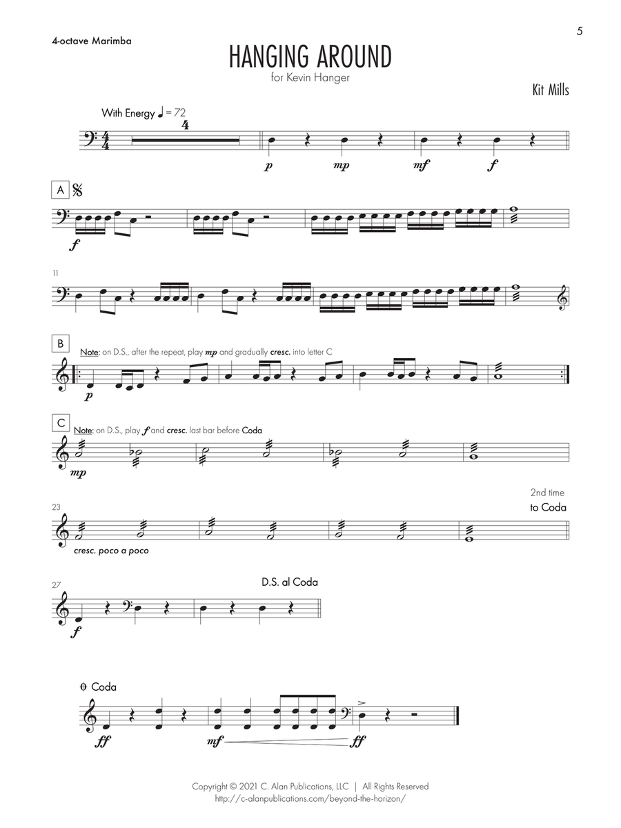 Beyond the Horizon Beyond the Horizon Marimba scores gallery preview page 4