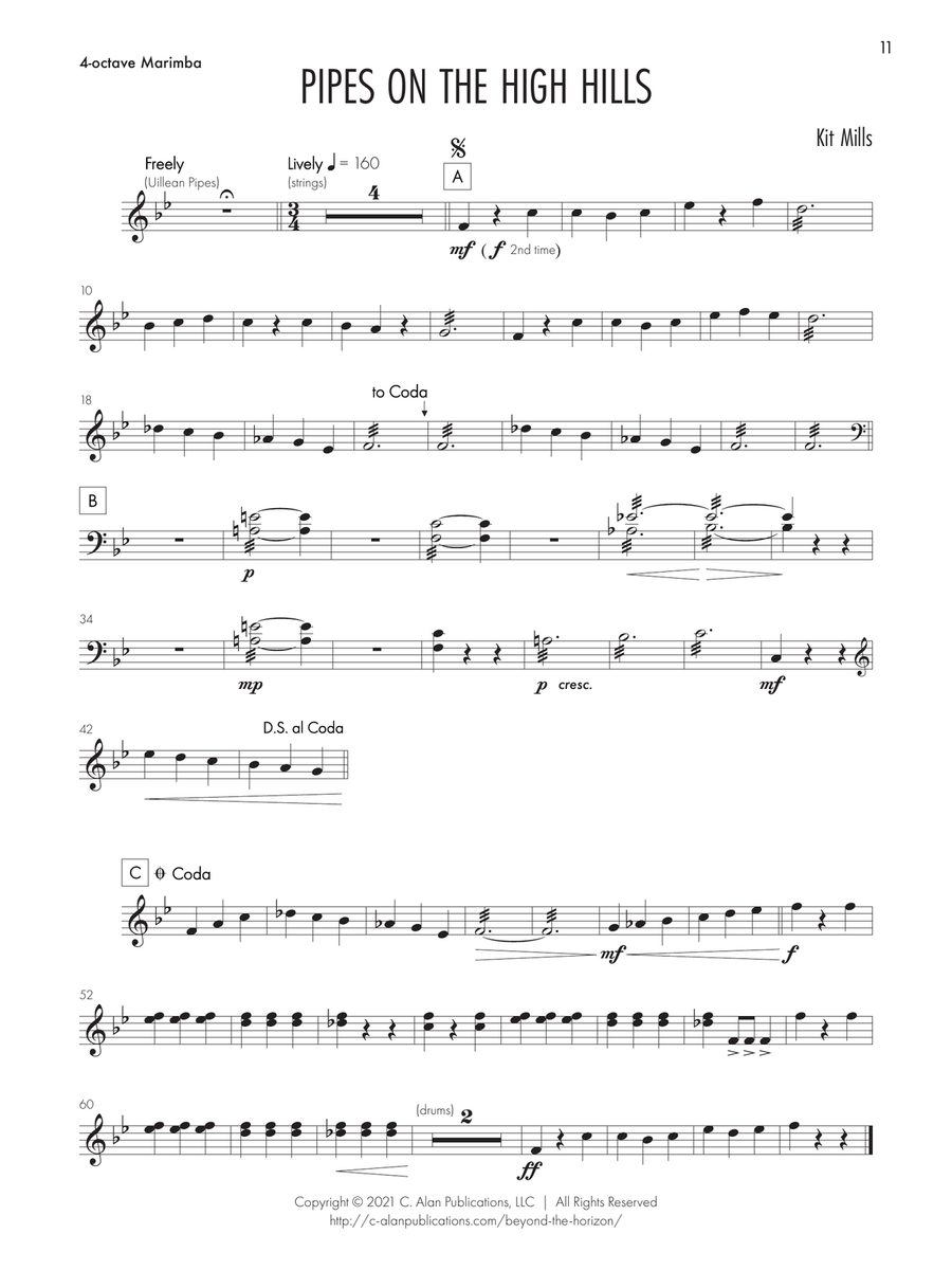 Beyond the Horizon Beyond the Horizon Marimba scores gallery preview page 7