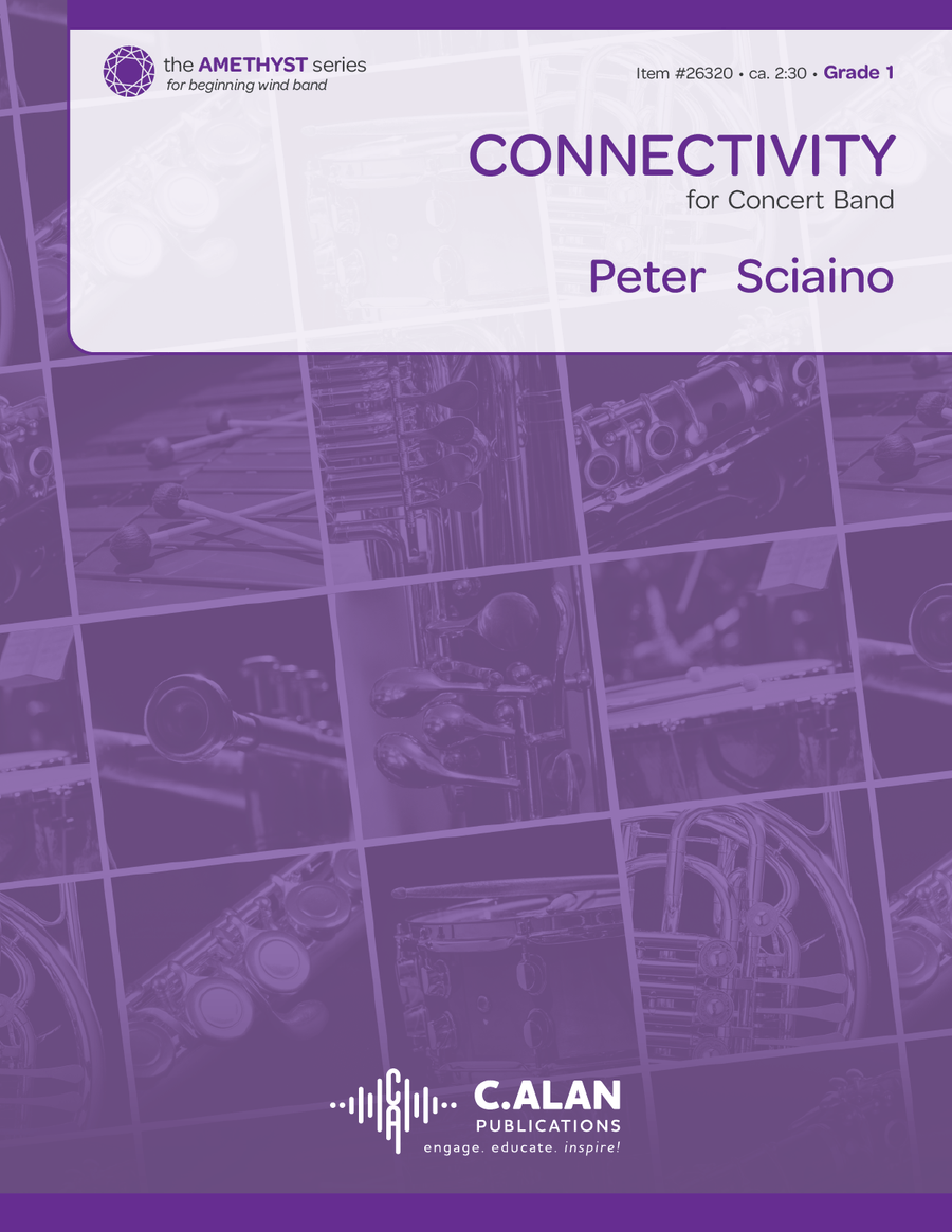 Connectivity (score only) Concert Band scores gallery preview page 1