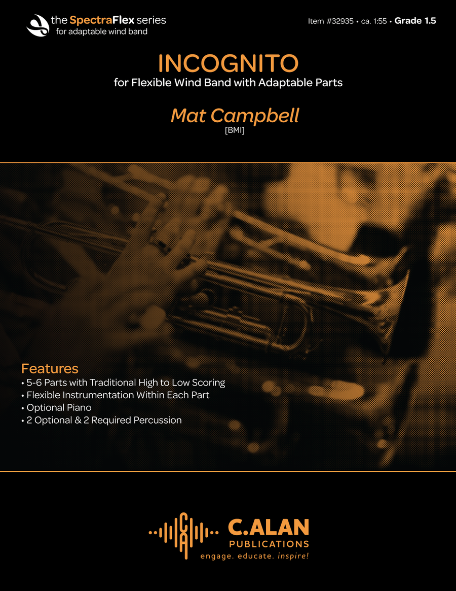 Incognito (5-part flex) Incognito (5-part flex) Score scores gallery preview page 1