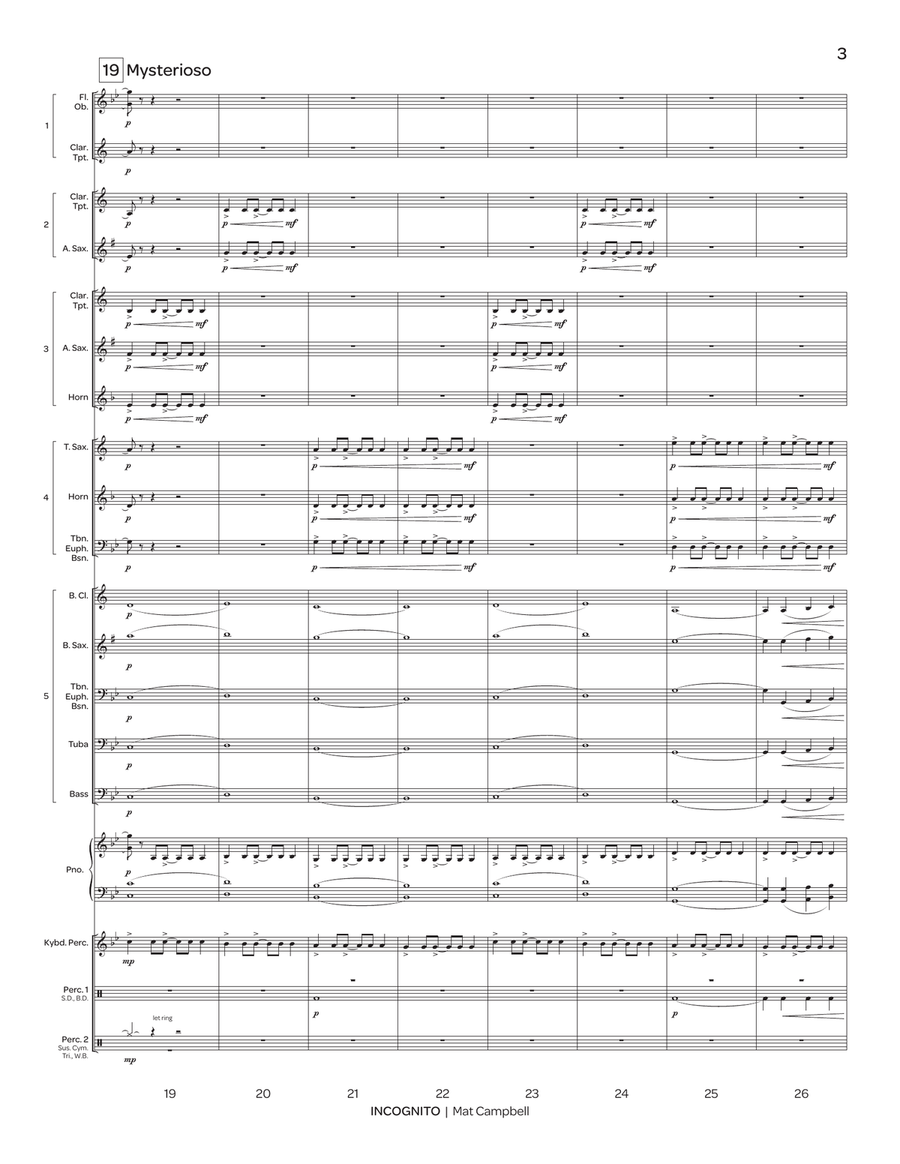 Incognito (5-part flex) Incognito (5-part flex) Score scores gallery preview page 5