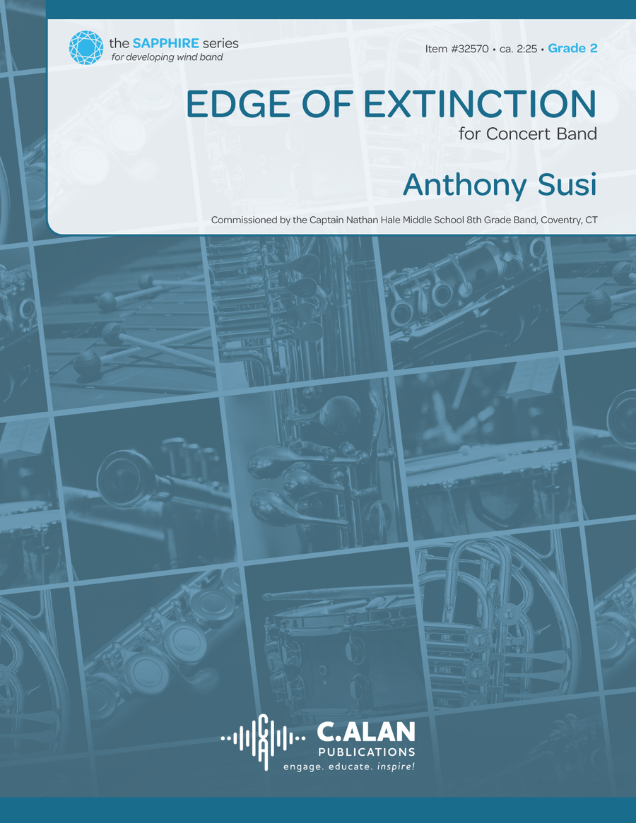 Edge of Extinction (score only) Concert Band scores gallery preview page 1