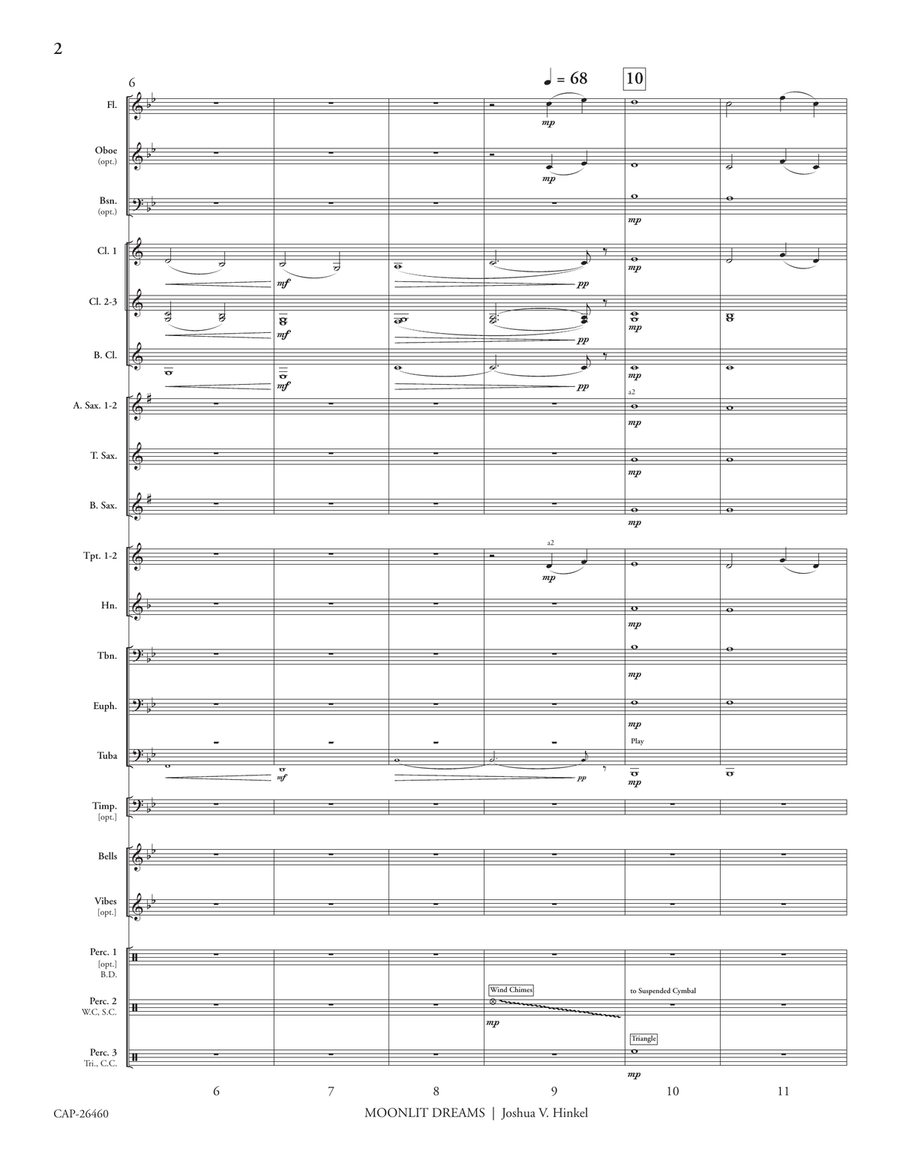 Moonlit Dreams Moonlit Dreams Concert Band scores gallery preview page 4