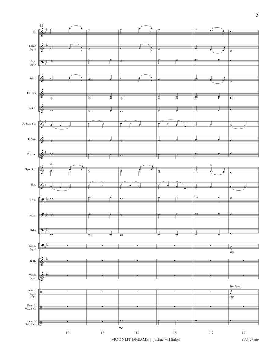 Moonlit Dreams Moonlit Dreams Concert Band scores gallery preview page 5