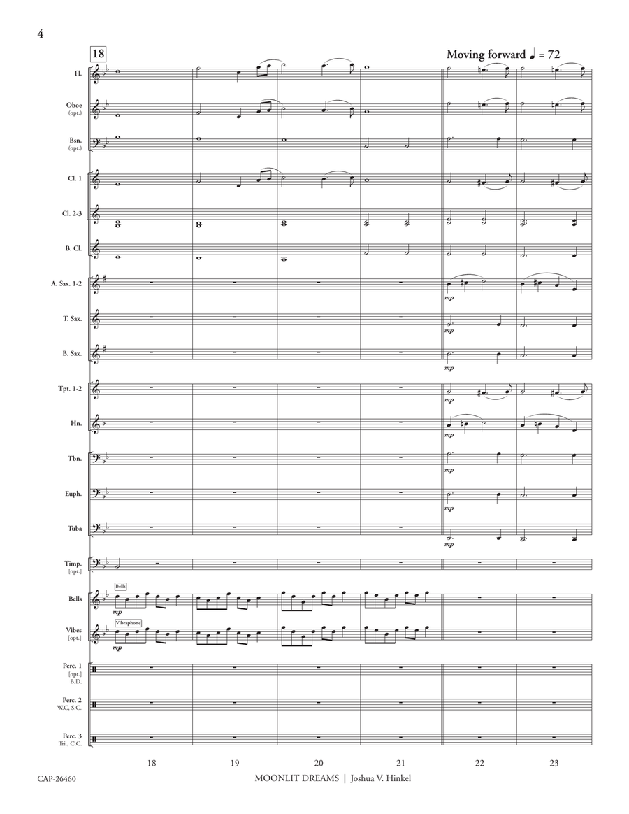 Moonlit Dreams Moonlit Dreams Concert Band scores gallery preview page 6