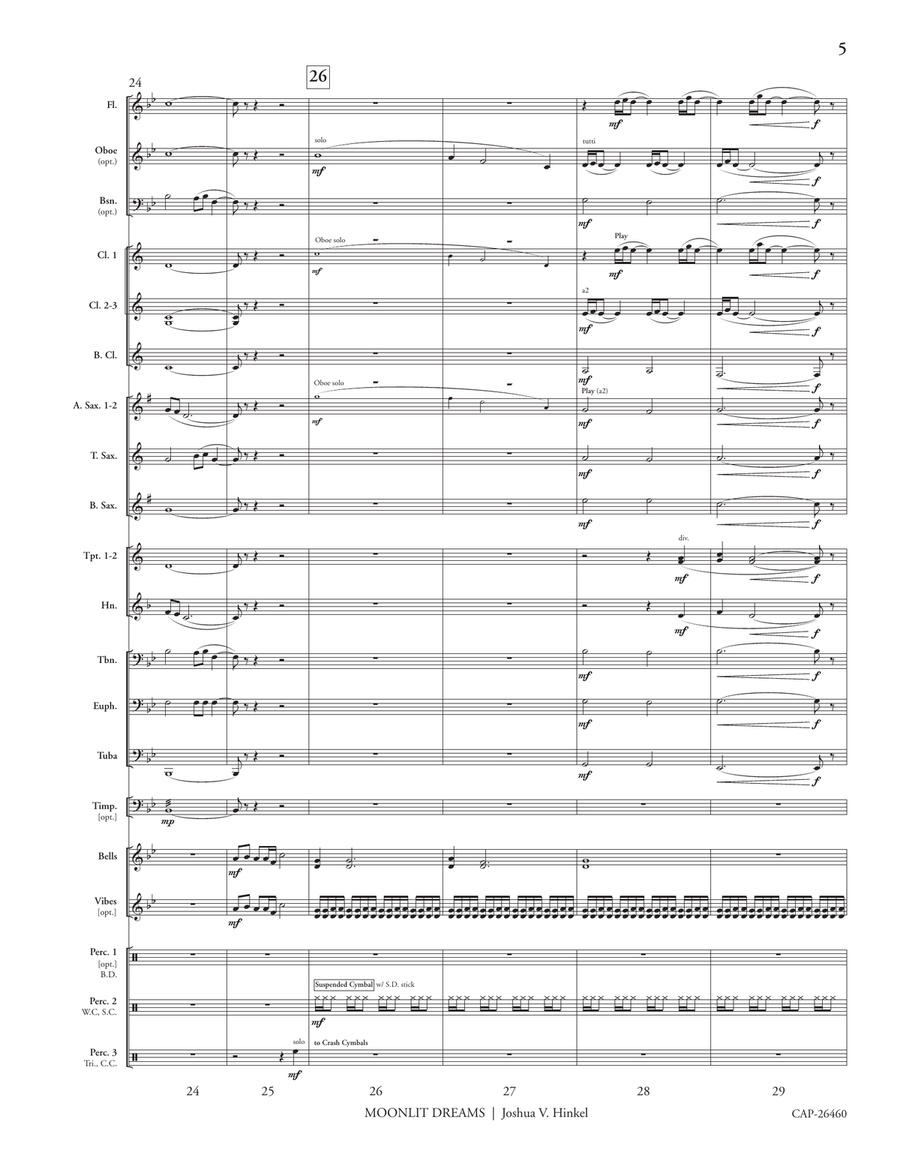 Moonlit Dreams Moonlit Dreams Concert Band scores gallery preview page 7