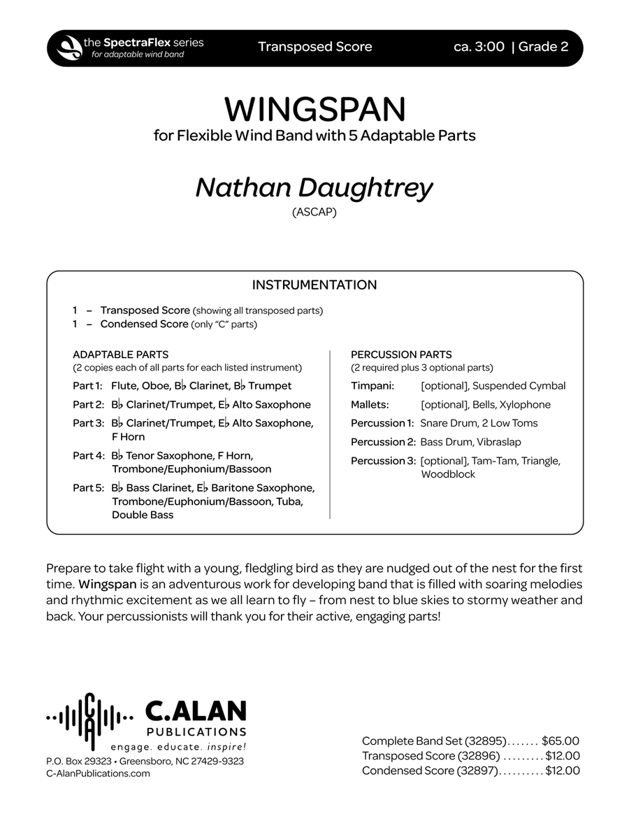 Wingspan (5-part flex) Wingspan (5-part flex) Score scores gallery preview page 2