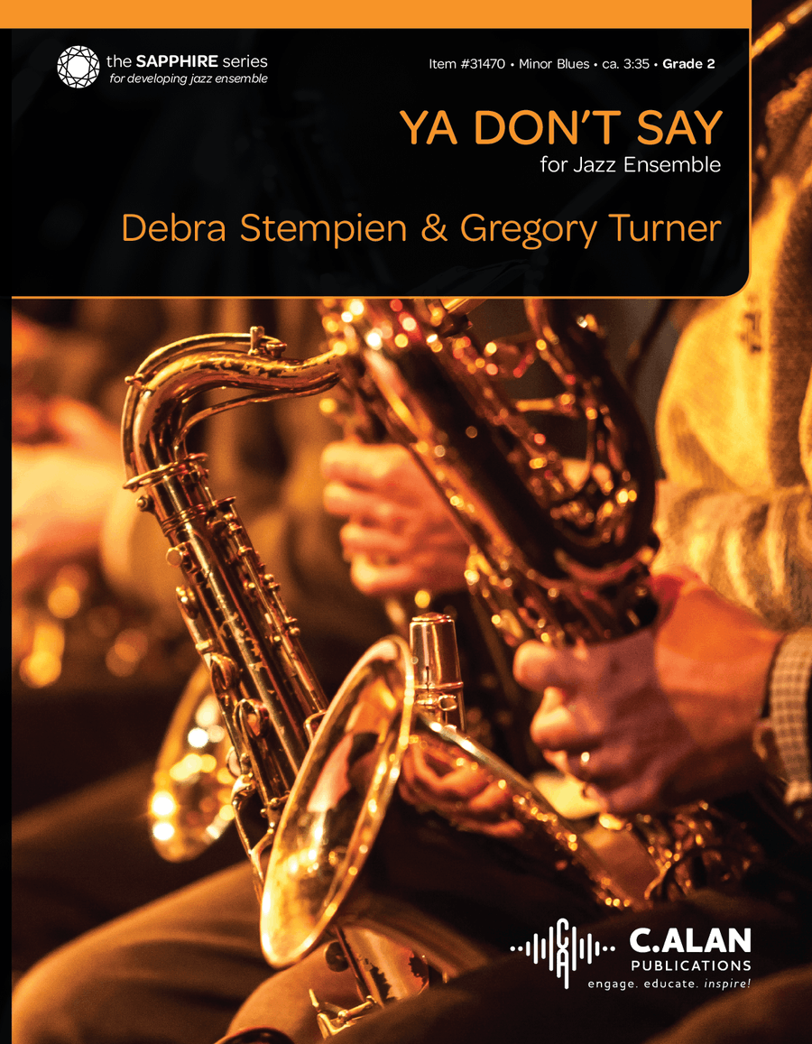Ya Don't Say (score only) Jazz Ensemble scores gallery preview page 1