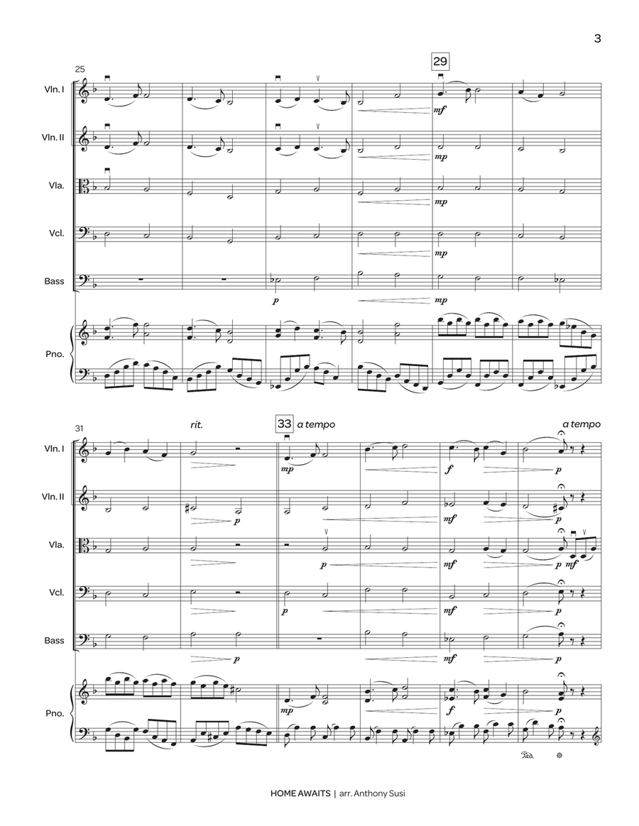Home Awaits (string orchestra score) String Orchestra scores gallery preview page 4