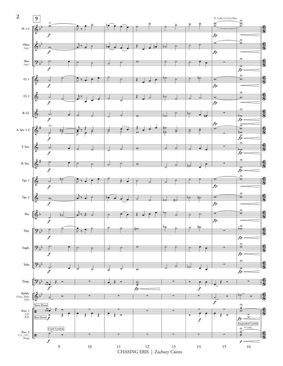 Chasing Eris Chasing Eris Concert Band scores gallery preview page 4