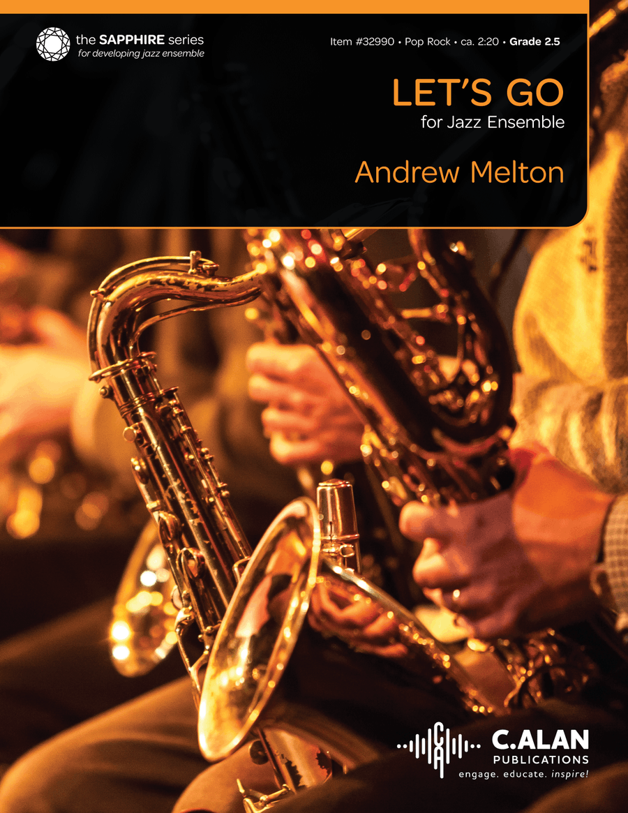 Let's Go (score only) Jazz Ensemble scores gallery preview page 1