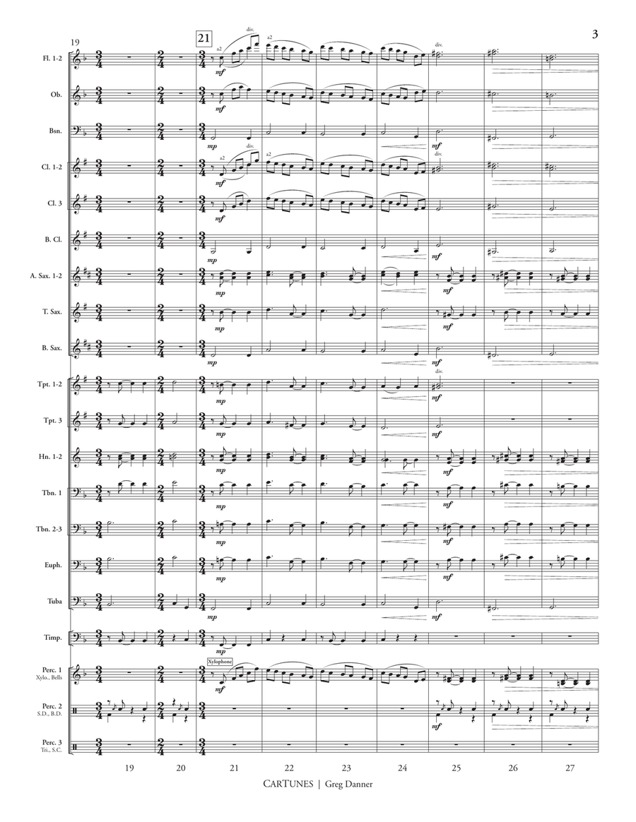 CarTunes (score only) CarTunes (score only) Concert Band scores gallery preview page 4