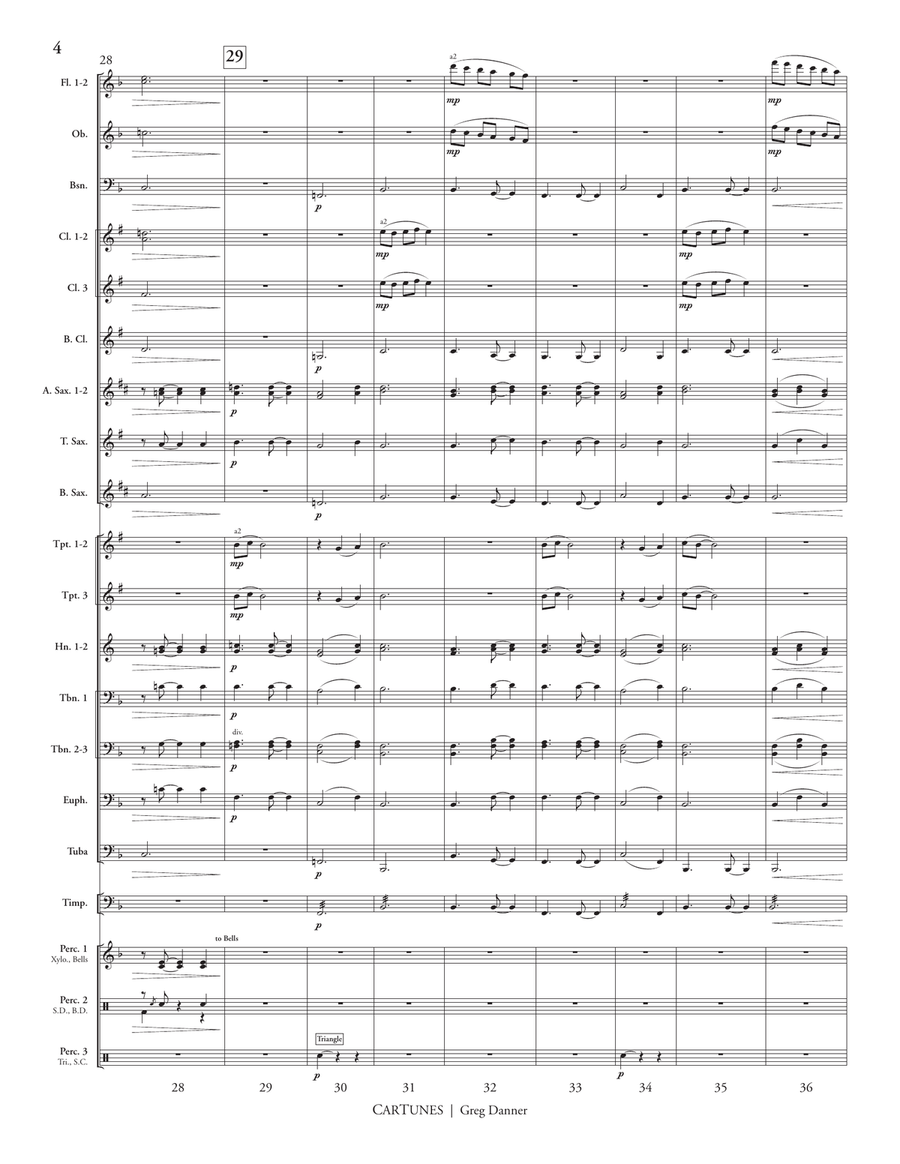 CarTunes (score only) CarTunes (score only) Concert Band scores gallery preview page 5