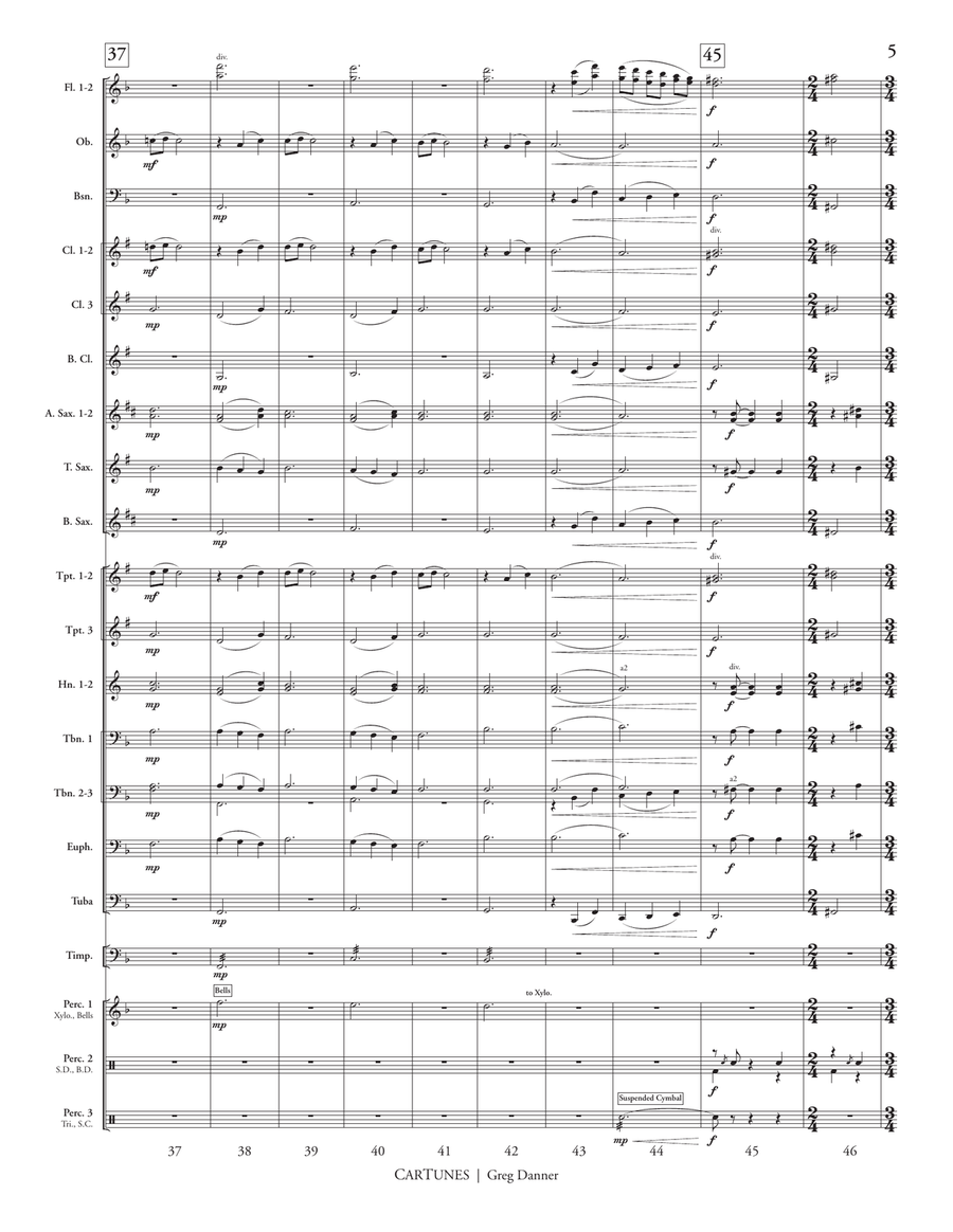 CarTunes (score only) CarTunes (score only) Concert Band scores gallery preview page 6