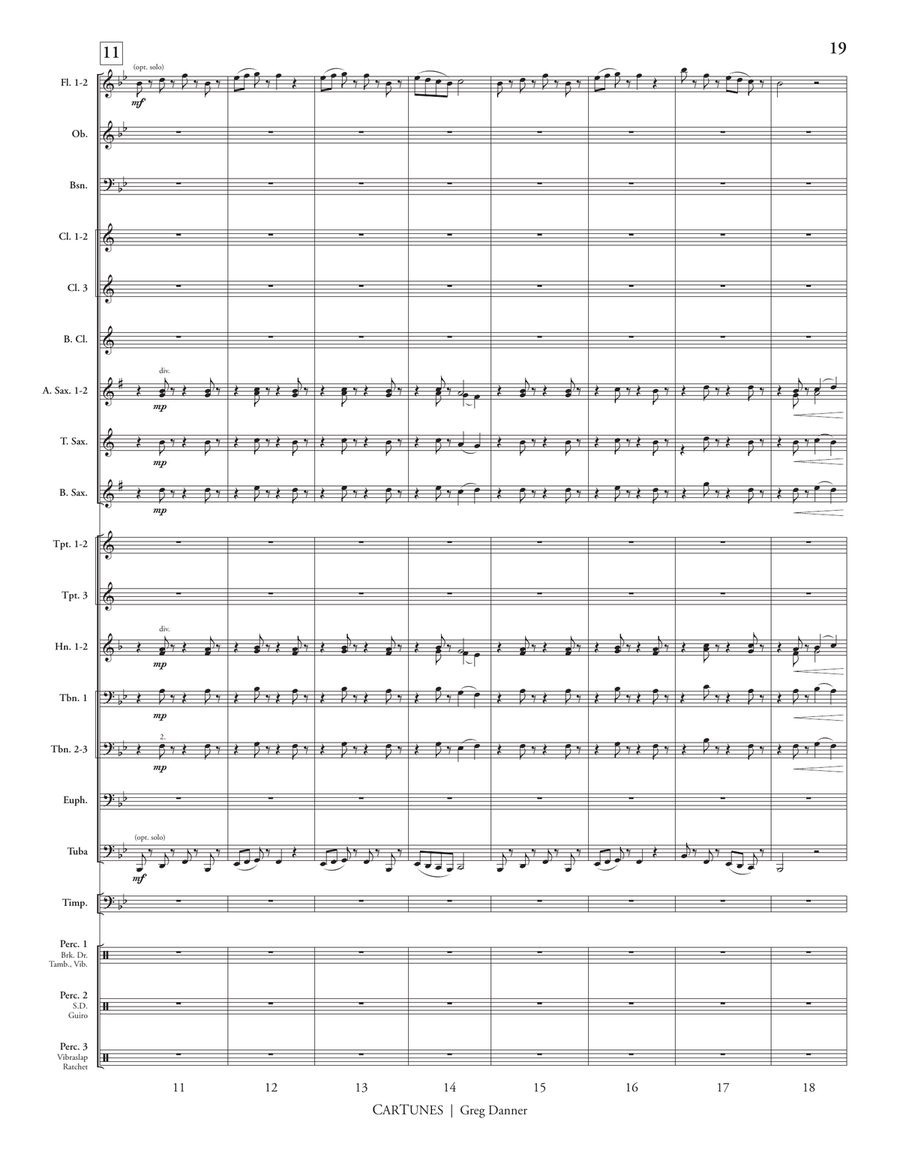 CarTunes (score only) CarTunes (score only) Concert Band scores gallery preview page 8