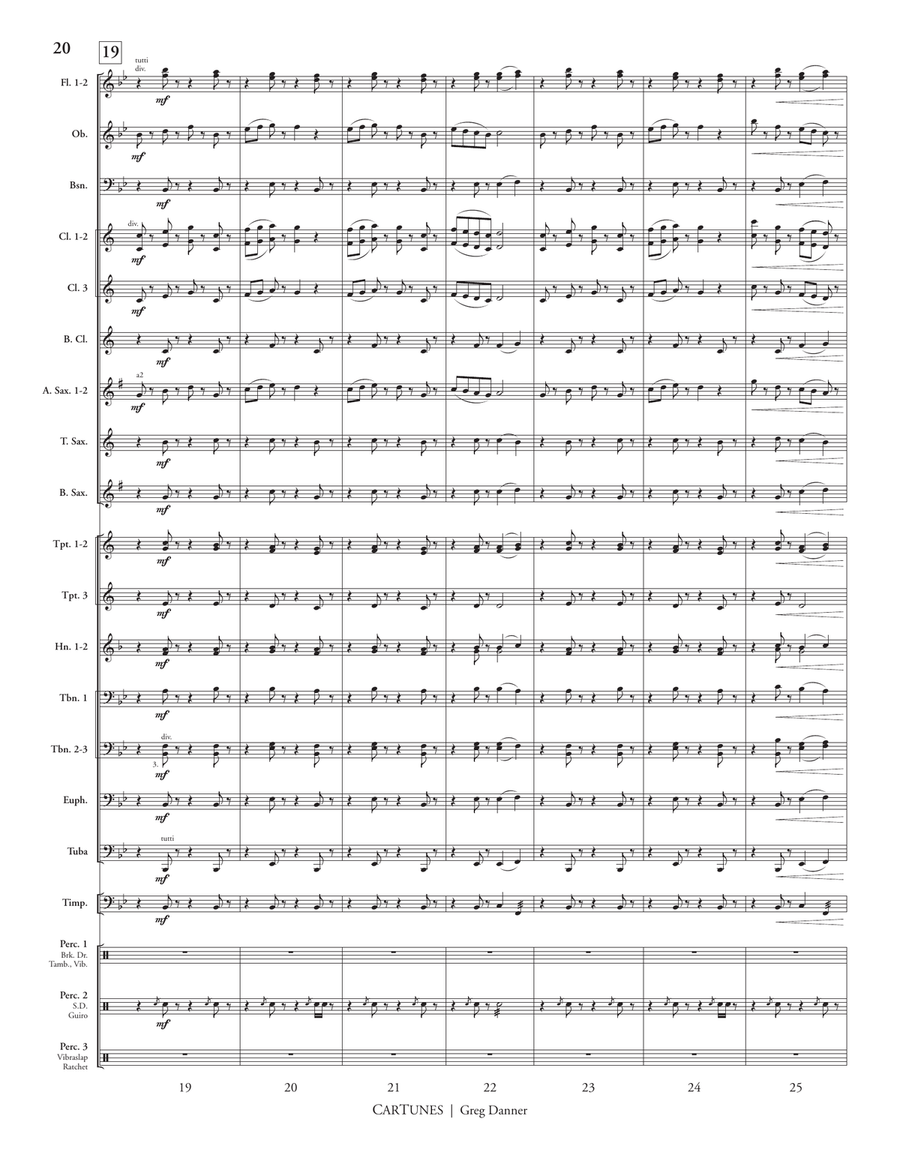 CarTunes (score only) CarTunes (score only) Concert Band scores gallery preview page 9