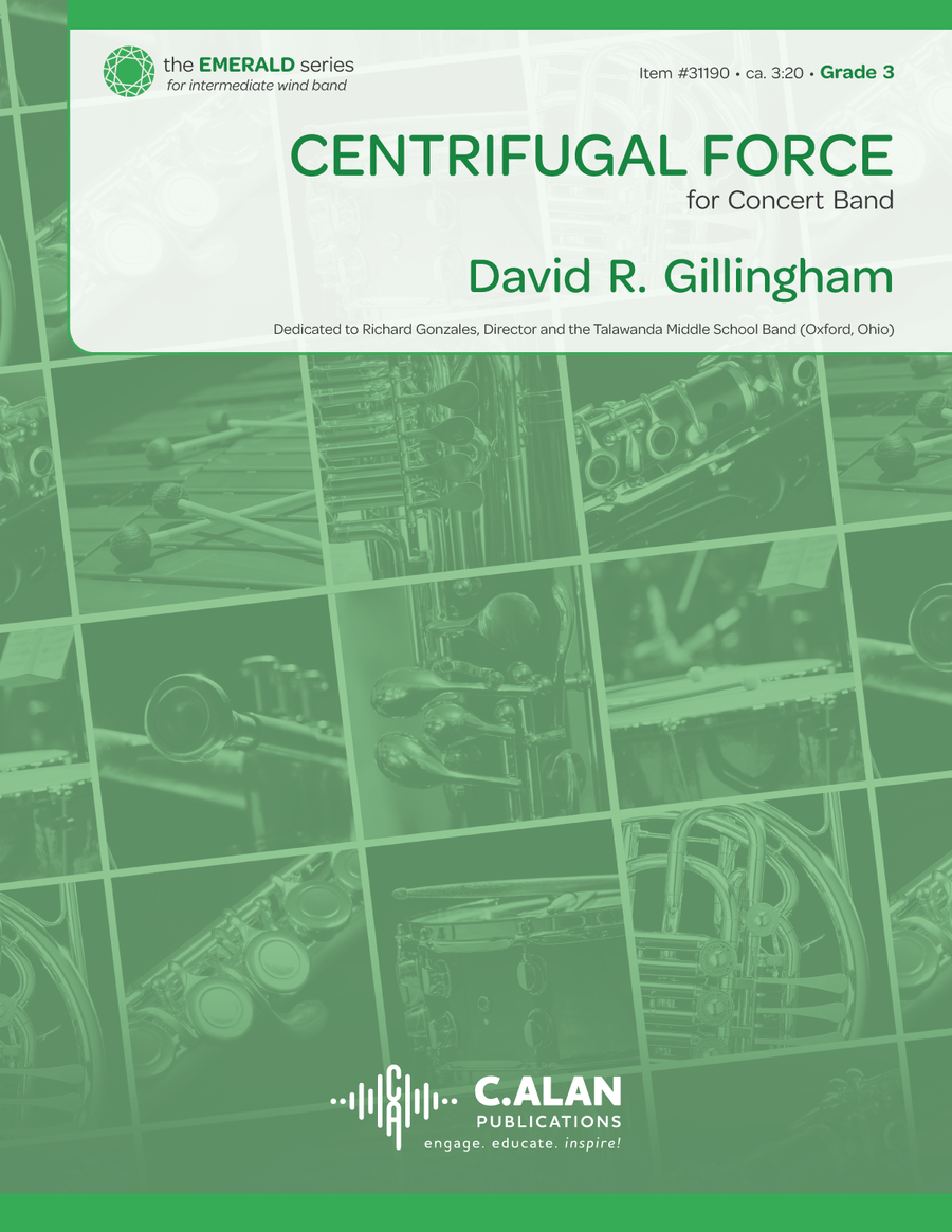 Centrifugal Force (score only) Concert Band scores gallery preview page 1