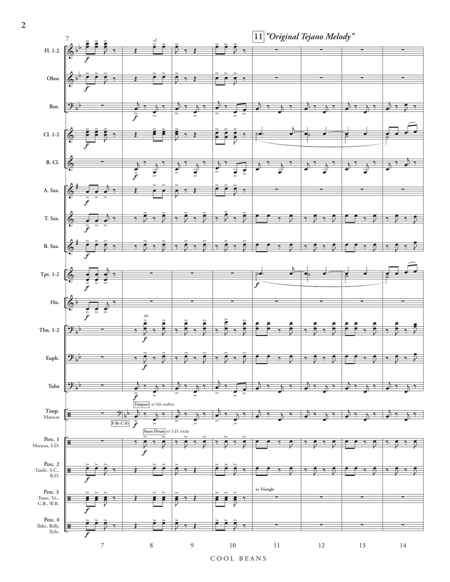 Cool Beans (score only) Cool Beans (score only) Concert Band scores gallery preview page 4