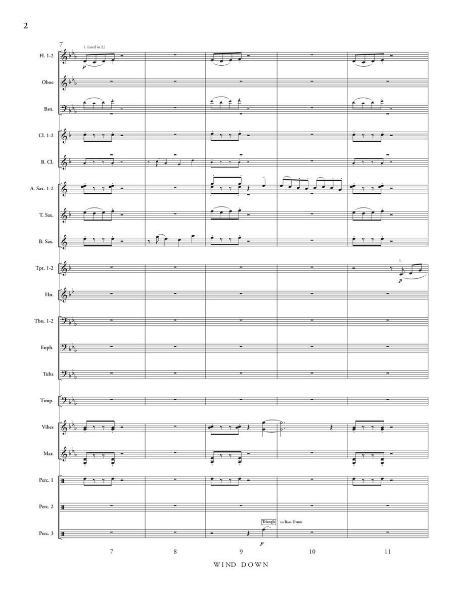 Wind Down (score only) Wind Down (score only) Concert Band scores gallery preview page 4