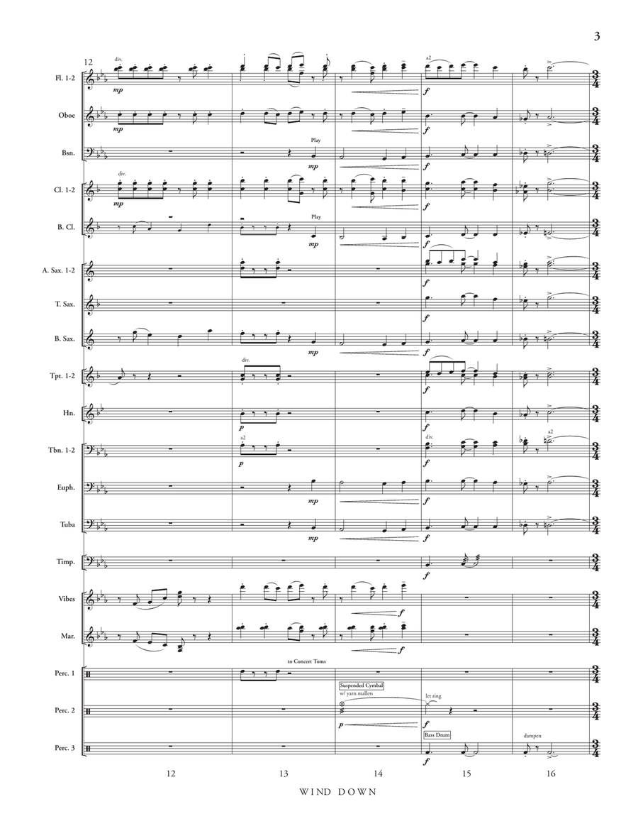 Wind Down (score only) Wind Down (score only) Concert Band scores gallery preview page 5