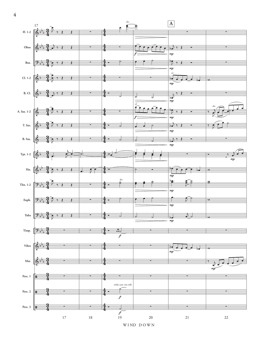 Wind Down (score only) Wind Down (score only) Concert Band scores gallery preview page 6
