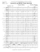 Lights Across the Water Concert Band scores gallery preview page 3