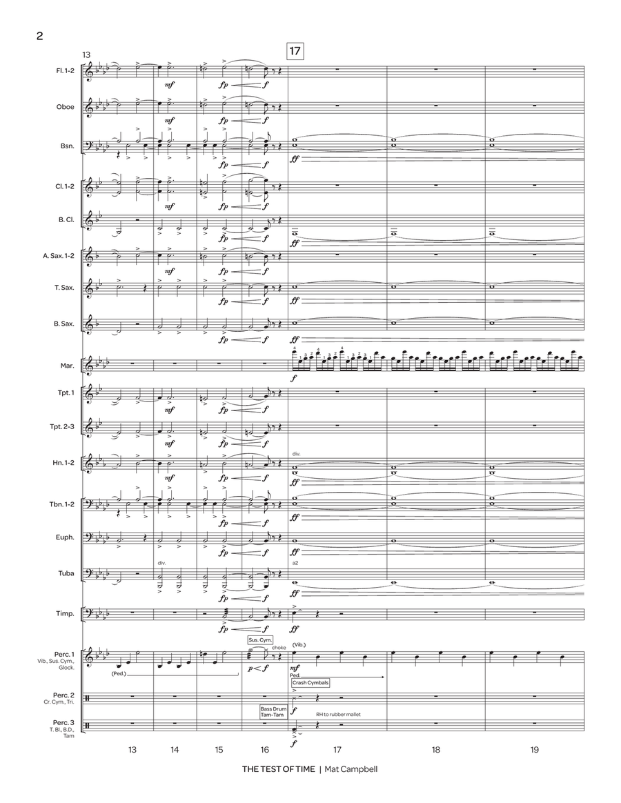 The Test of Time The Test of Time Marimba scores gallery preview page 3