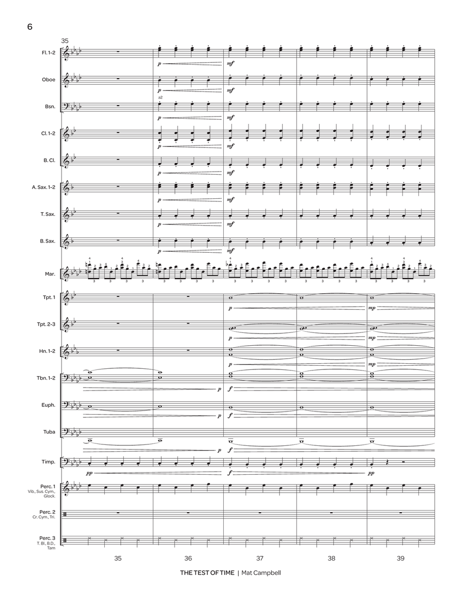 The Test of Time The Test of Time Marimba scores gallery preview page 7