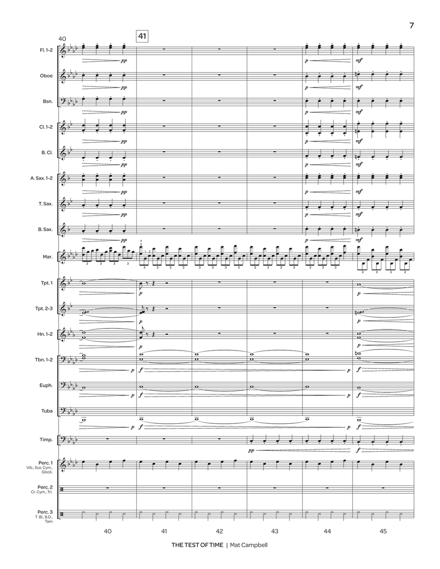 The Test of Time The Test of Time Marimba scores gallery preview page 8