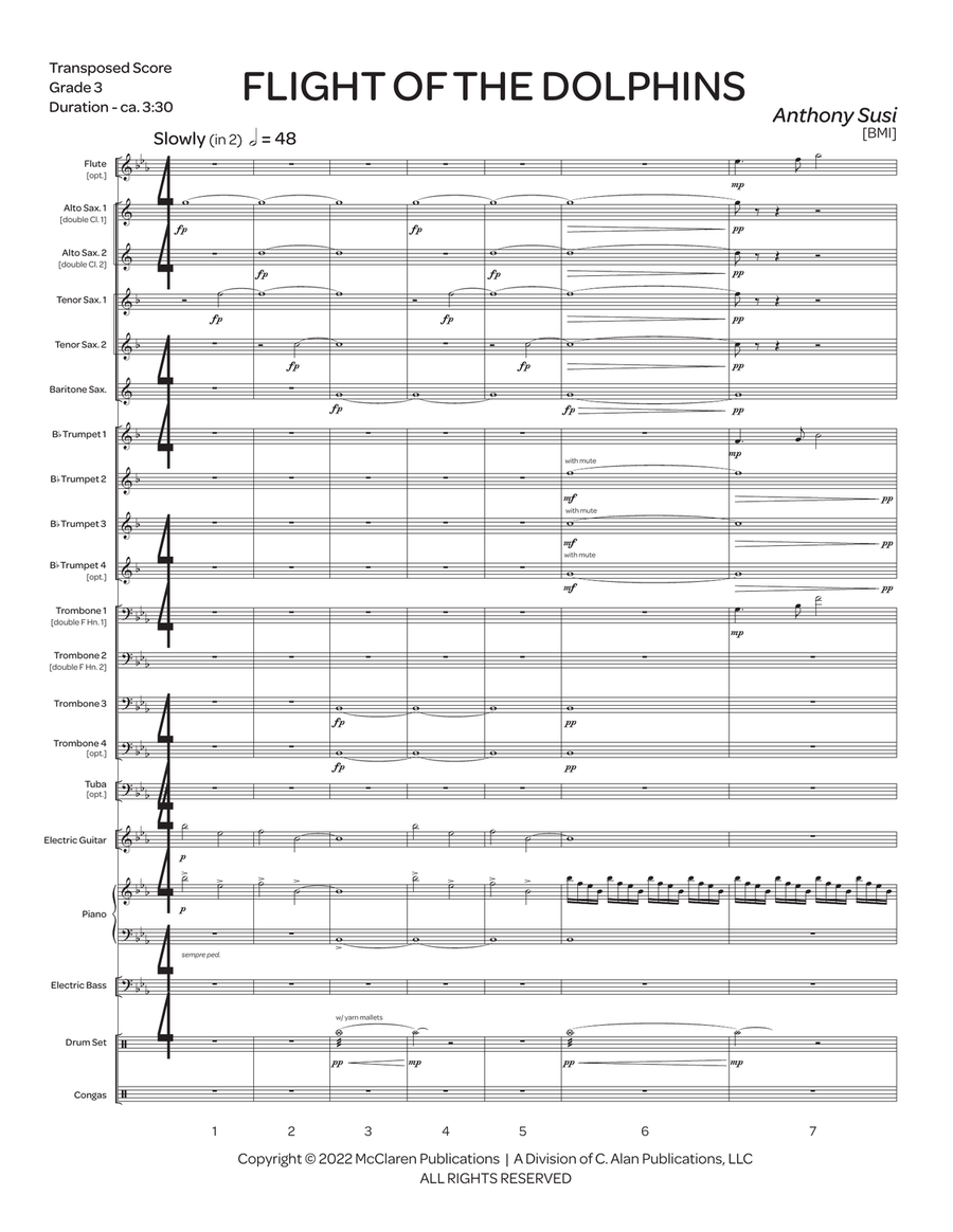 Flight of the Dolphins Flight of the Dolphins Jazz Ensemble scores gallery preview page 2