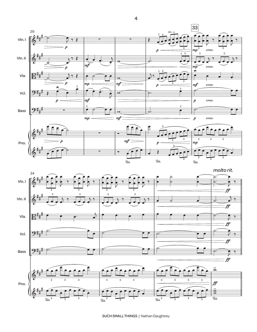 Such Small Things (string orchestra score) String Orchestra scores gallery preview page 5