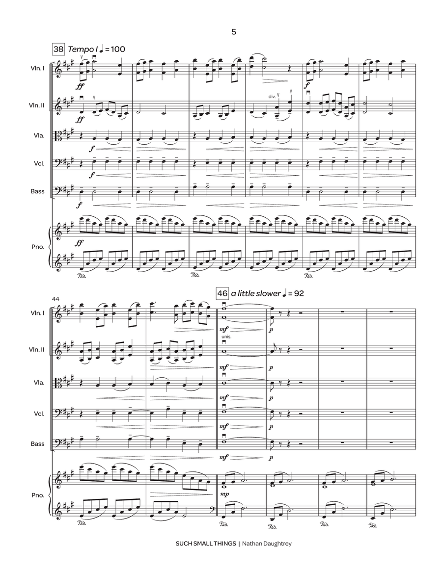 Such Small Things (string orchestra score) String Orchestra scores gallery preview page 6