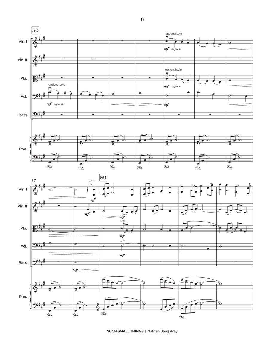Such Small Things (string orchestra score) String Orchestra scores gallery preview page 7