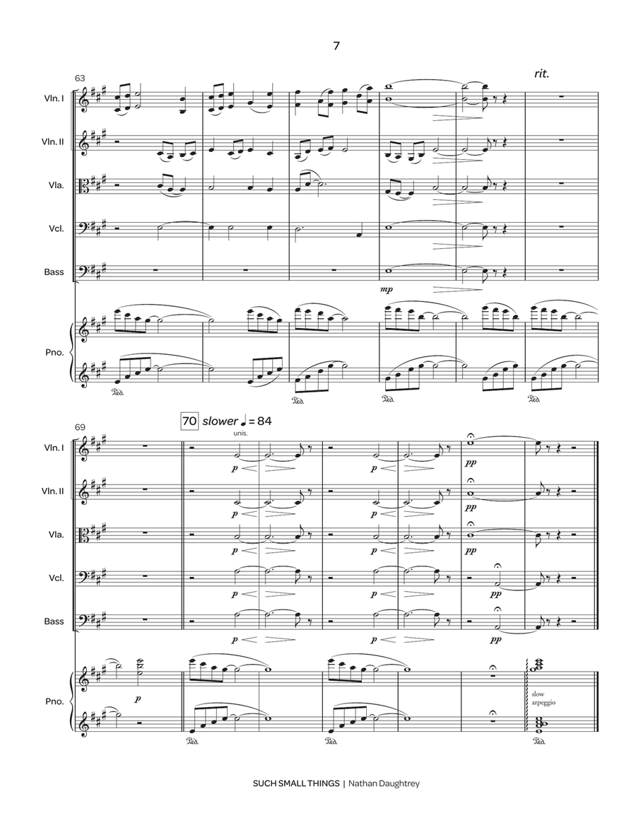 Such Small Things (string orchestra score) String Orchestra scores gallery preview page 8