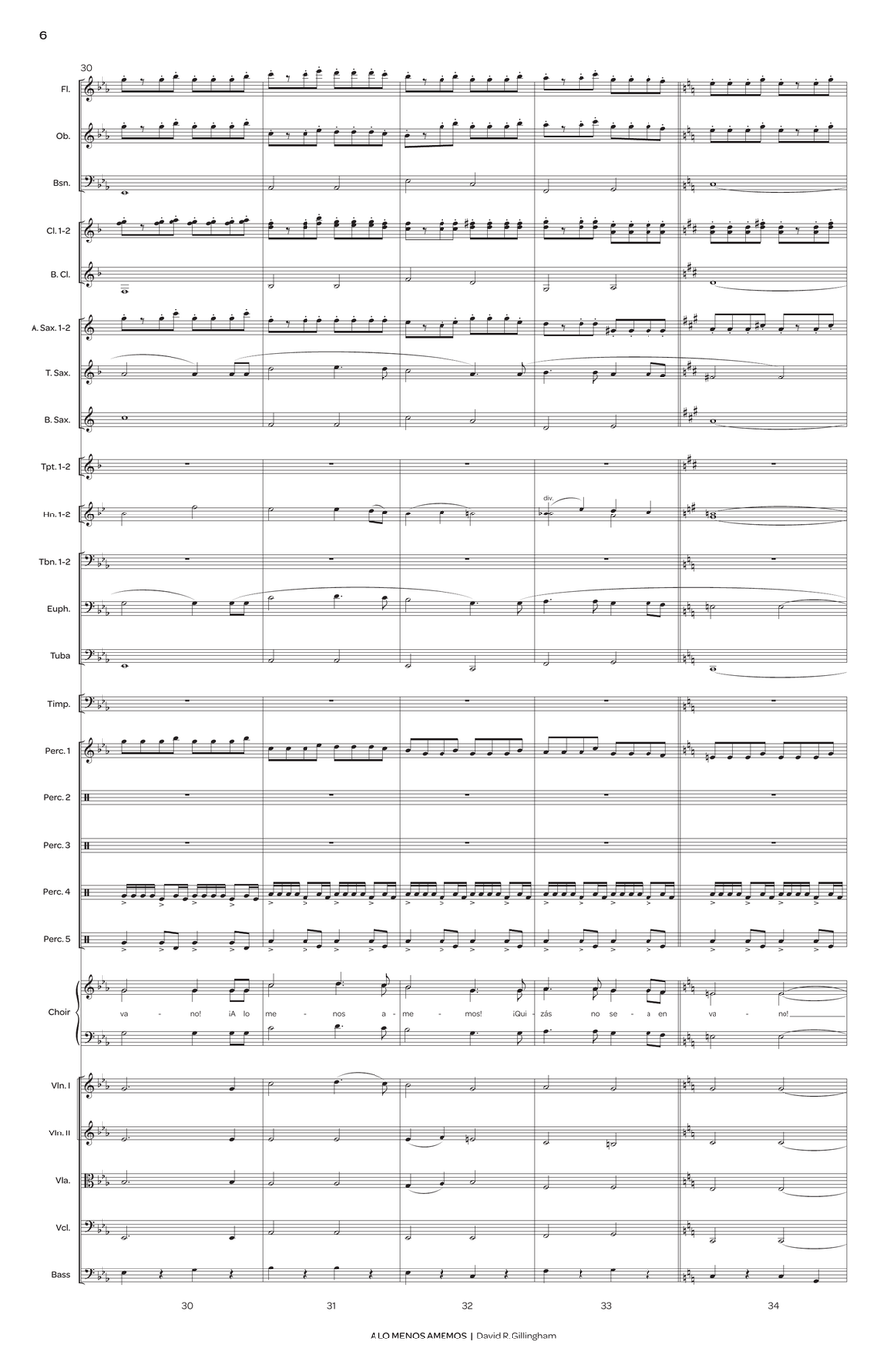 A Lo Menos Amemos (score only) Choir scores gallery preview page 7