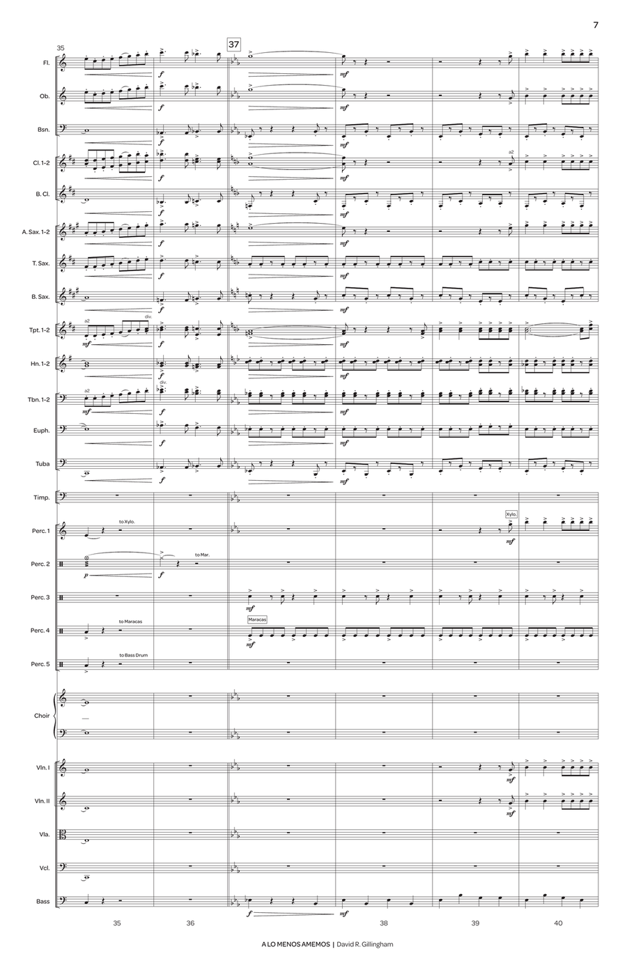 A Lo Menos Amemos (score only) Choir scores gallery preview page 8