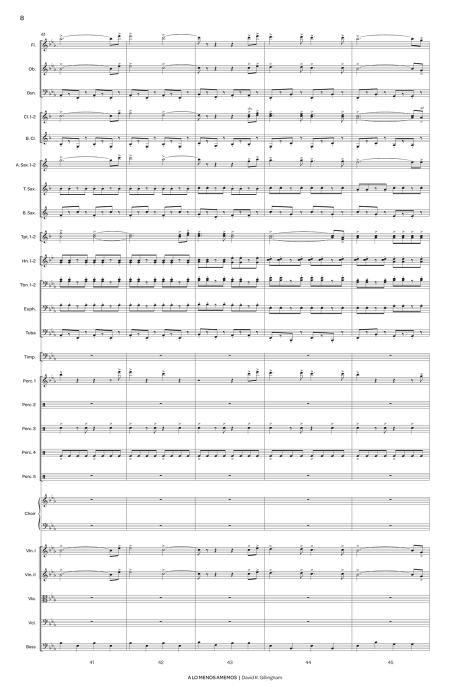 A Lo Menos Amemos (score only) Choir scores gallery preview page 9