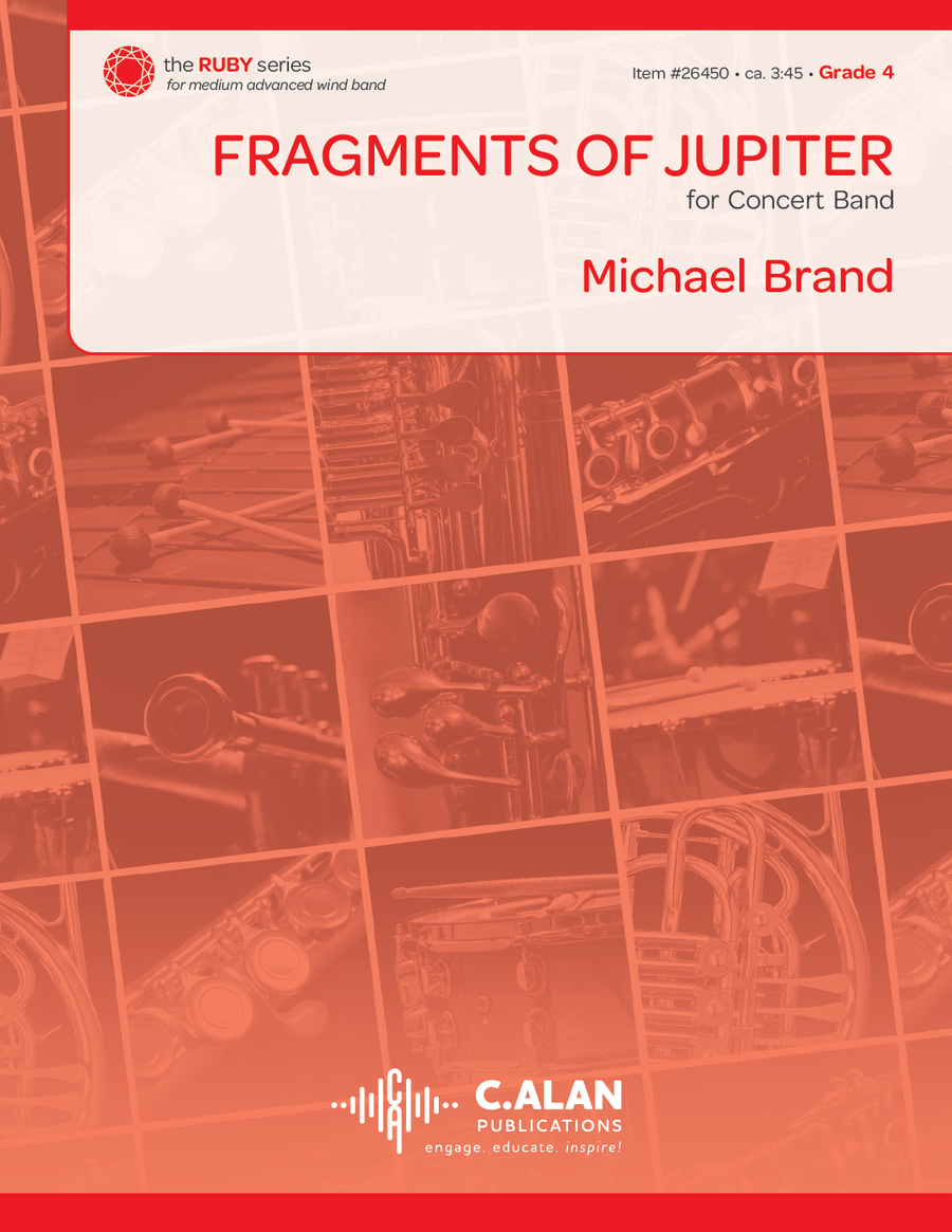 Fragments of Jupiter (score only) Concert Band scores gallery preview page 1