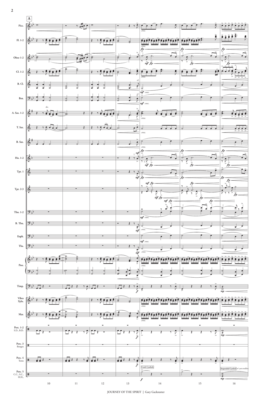 Journey of the Spirit Journey of the Spirit Concert Band scores gallery preview page 4