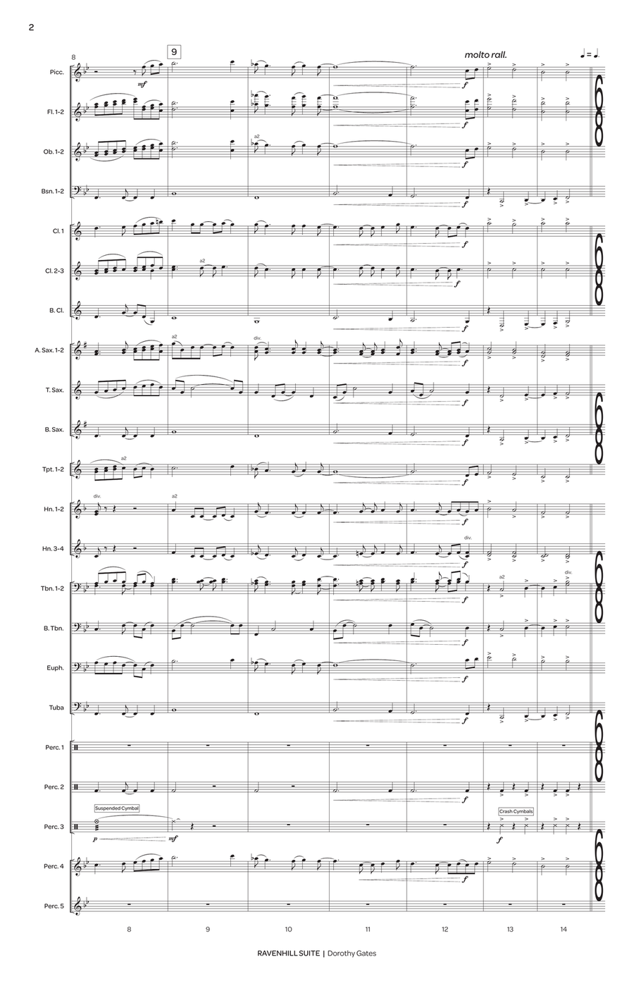 Ravenhill Suite (score only) Concert Band scores gallery preview page 4