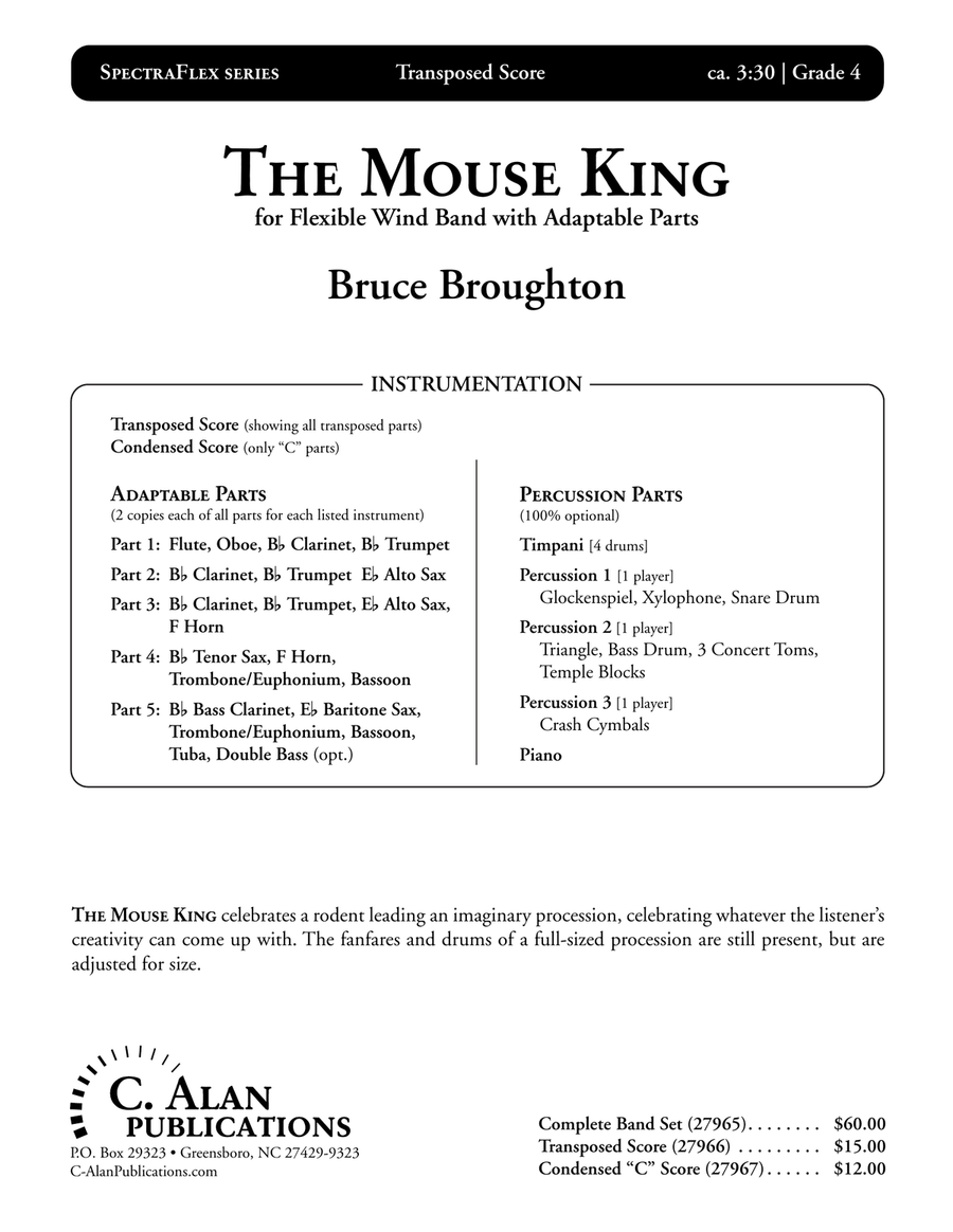 The Mouse King (transposed score) Score scores gallery preview page 2